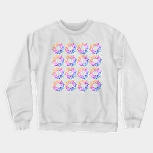 Leaf Motif Crewneck Sweatshirt